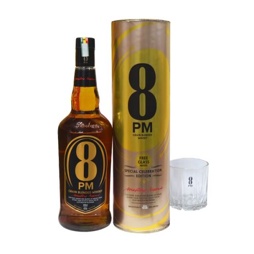 8PM WHISKY 48.2% 1L  (BOX PACK WITH FREE GLASS)