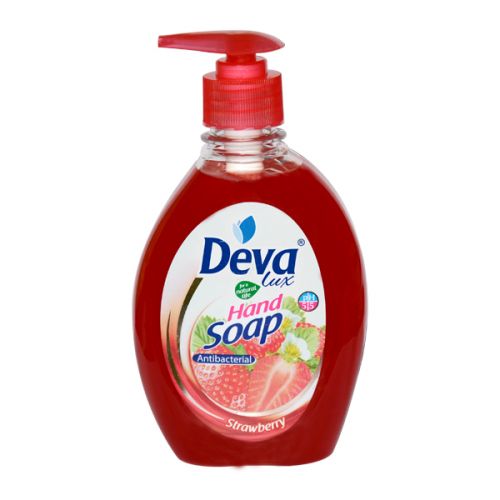 DEVA LUX LIQUID HAND SOAP STRAWBERRY 350ML