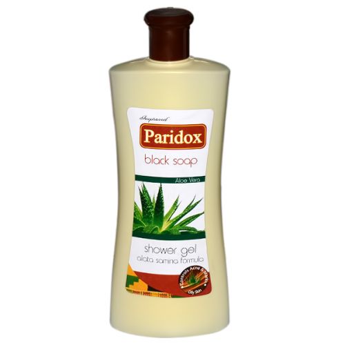 PARIDOX ALATA SAMINA BLACK SOAP GEL ALOE VERA 450ML