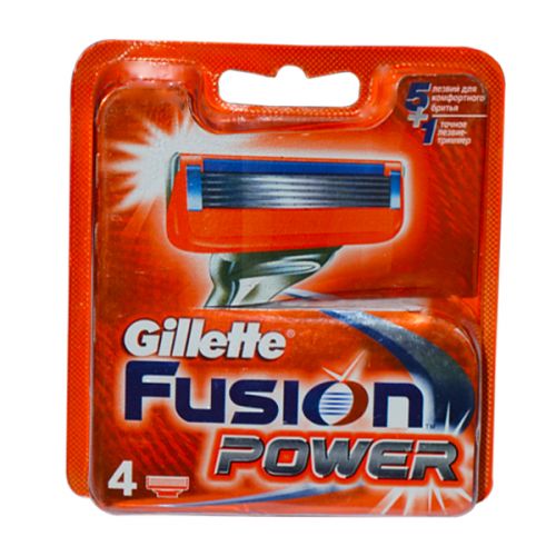 GILLETTE FUSION POWER 4 CARTRIDGE ( 5 BLADES )