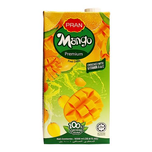 PRAN MANGO JUICE TETRAPACK 1L