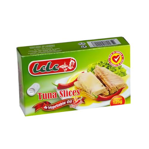 LELE TUNA SLICES IN VEGETABLE OIL WITH CHILI 125G