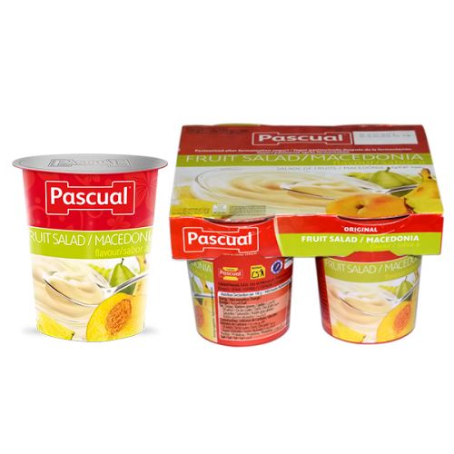 PASCUAL YOGHURT FRUITS SALAD FLAVOR 125G X 4PC