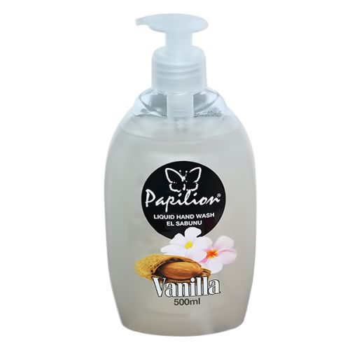 PAPILION HANDWASH LIQUID SOAP ALMOND & VANILLA  500ML