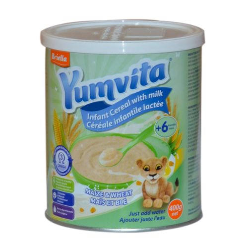 YUMVITA INFANT CEREAL MAIZE WHEAT 400G