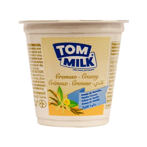 TOM MILK VANILLA FLAVOR CREAMY DESSERT