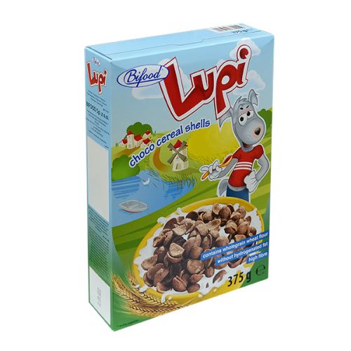 BIFOOD CHOCO CEREAL SHELLS 375G  