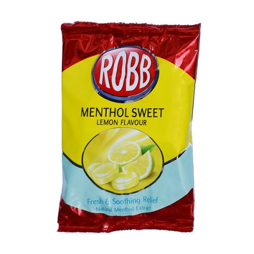 ROBB MENTHOL SWEETS LEMON FLAVOUR FRESH (30PCS) 96G  