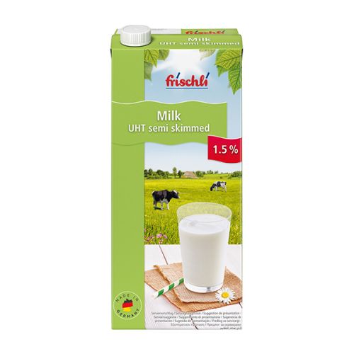 FRISCHLI UHT SEMI SKIMMED MILK 1L