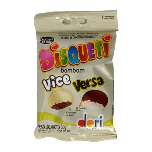 DISQUETI BOMBOM VICE VERSA CHOCO LENTILS 80G