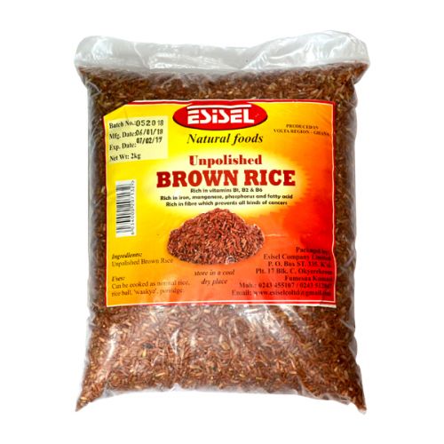 ESISEL UNPOLISHED BROWN RICE 2KG 