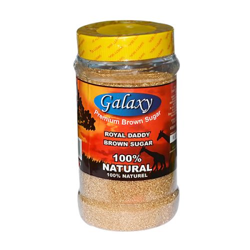 GALAXY BROWN NATURAL SUGAR BOTTLE 850G