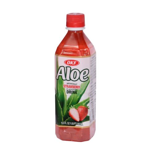 OKF STANDARD ALOE STRAWBERRY DRINK 500ML 