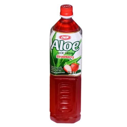 OKF STANDARD ALOE STRAWBERRY DRINK 1.5L