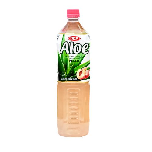 OKF STANDARD ALOE  PEACH  DRINK  1.5L 