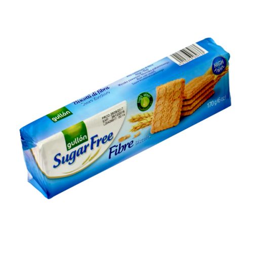 GULLON SUGAR FREE FIBRE BISCUITS 170G