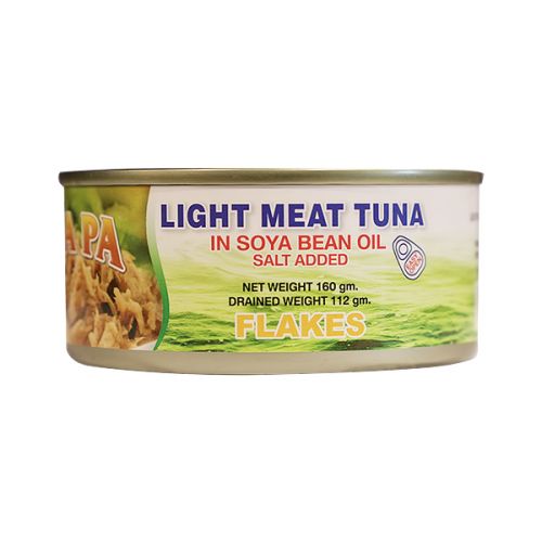 ENA PA LIGHT MEAT TUNA IN SOYA OIL FLAKES 160G 