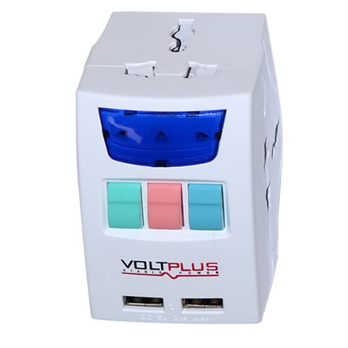 VOLTPLUS UNIVERSAL ADAPTER WITH BS PLUG VP-UA134