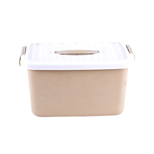 PLASTIC STORAGE BOX WITH COVER  35X24X19CM