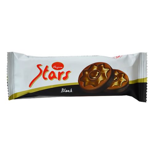 ELEGANCE STAR BLACK BISCUITS WITH CHOCO 34G 