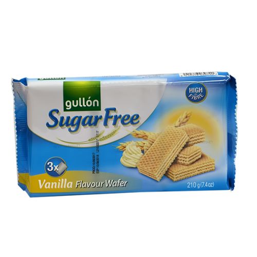 GULLON SUGAR FREE VANILLA WAFER 210G