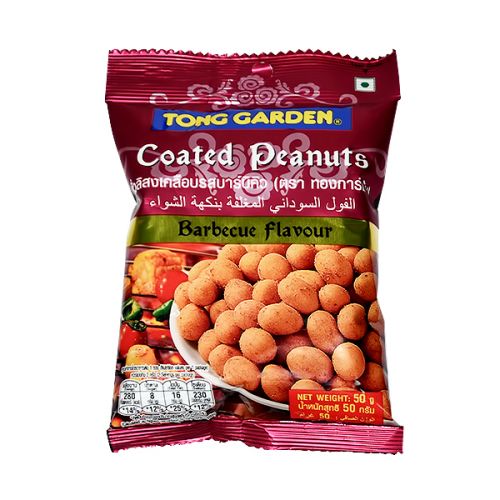 TONG GARDEN BARBECUE FLAVOURED COATED PEANUTS 50G 