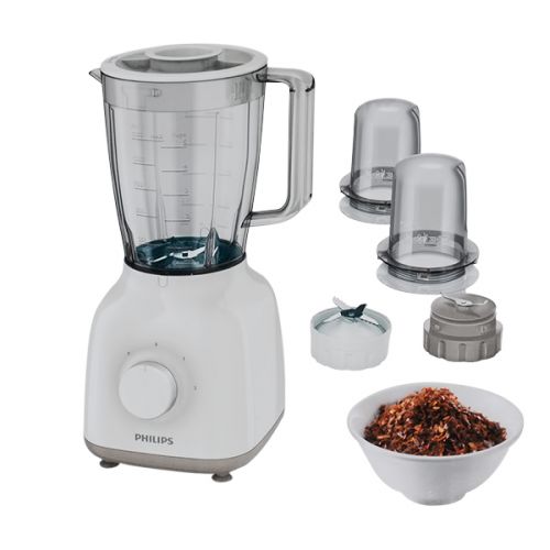 PHILIPS BLENDER WITH 2 MILLS 1.5L MC HR21140503