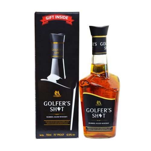 GOLFER'S SHOT BARREL AGED WHISKY 42.8% 750ML  