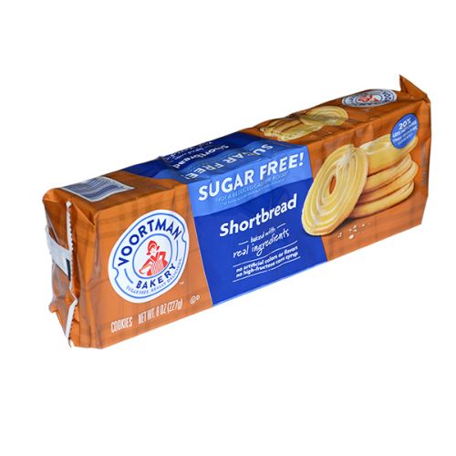 VOORTMAN SUGAR FREE SHORTBREAD COOKIES 227G  