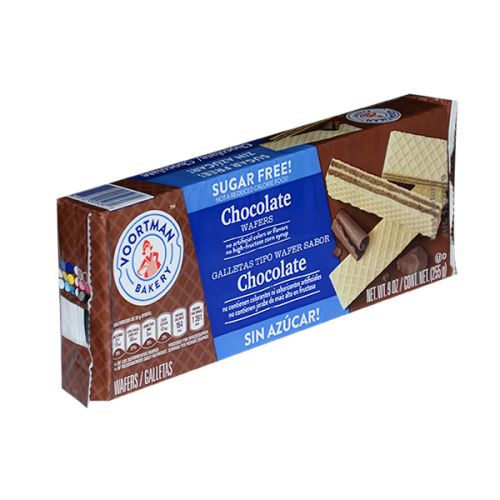 VOORTMAN SUGAR FREE CHOCOLATE WAFER 255G 