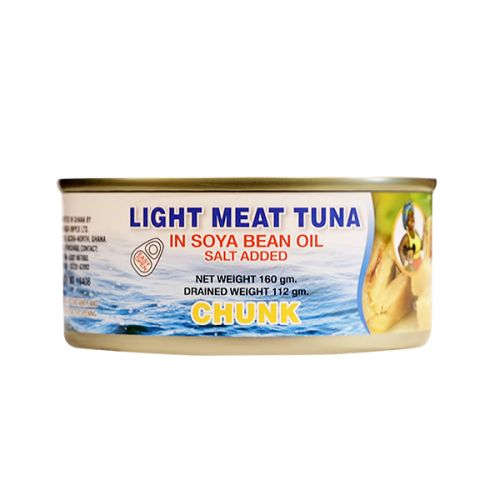 ENA PA LIGHT MEAT TUNA IN SOYA OIL CHUNK 160G 