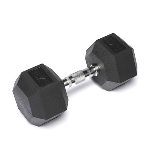 PROESCE RUBBER DUMBBELL SINGLE HEX 15KG LKDB-111-15KG