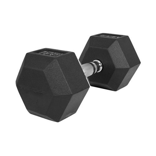 PROESCE RUBBER DUMBBELL SINGLE HEX 17.5KG LKDB-111-17.5KG