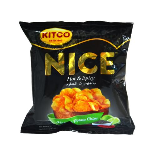 KITCO NICE HOT & SPICY POTATO CHIPS 14G