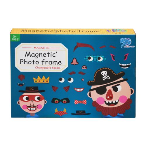 MAGNETIC PHOTO FRAME WITH FUN FACES