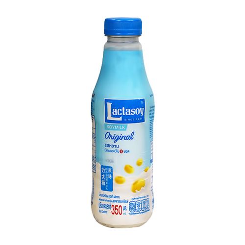 LACTASOY PROMPT PLAIN SWEETENED UHT SOYMILK 350ML