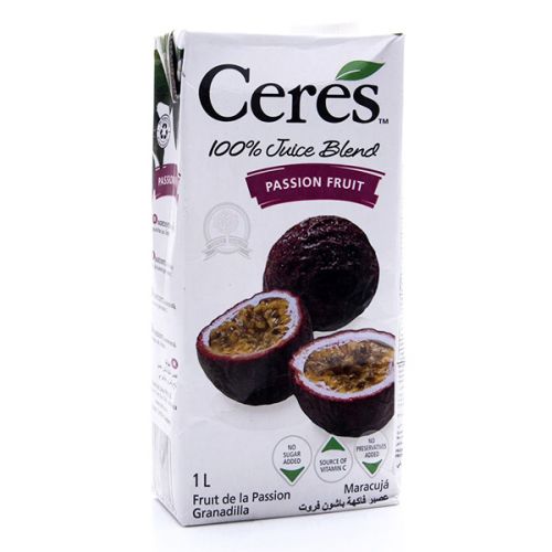 CERES PASSION FRUIT JUICE 1L 