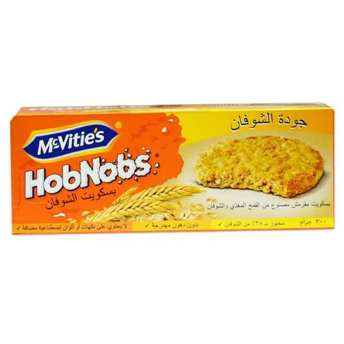 MCVITIES HOBNOBS OAT BISCUITS 300G