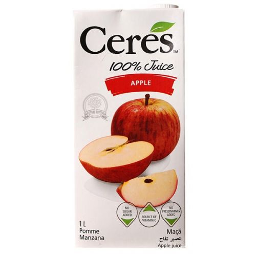 CERES APPLE FRUIT JUICE 1L 12