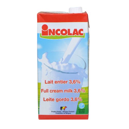 INCOLAC UHT FULL CREAM MILK 1L