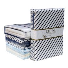 DELUXE 4 PIECES BEDDING SET WITH 2 PILLOW CASES