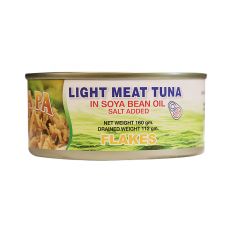 ENA PA LIGHT MEAT TUNA IN SOYA OIL FLAKES 160G 
