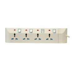 PHILIPS EXTENSION SOCKET 4 WAY/4M CORD  SPN1641WV-56
