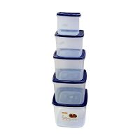 Container Set 5pcs Super Seal Deluxe 22115/22495