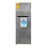 Akai Fridge Double Door 333l Frost Free Inox Rf103ab-45d