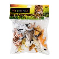 Wild Cats Toy Set 11pcs 3yrs+ Dql-170783