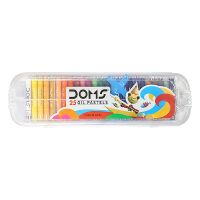 Doms Oil Pastels Plastic Box 25 Shades