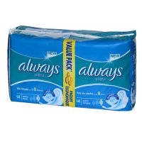 Always Value Pack Ultra Thin Extra Long 14 Pads X 8