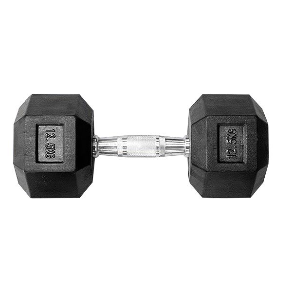 HEX DUMBBELL 12.5KG BLACK