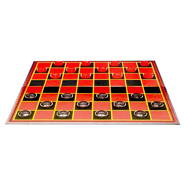 CHECKERS WITH FOLDING BOARD PRE-1112-12A